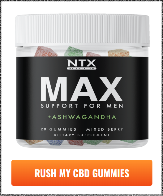 Ntx Max Gummies Bottle